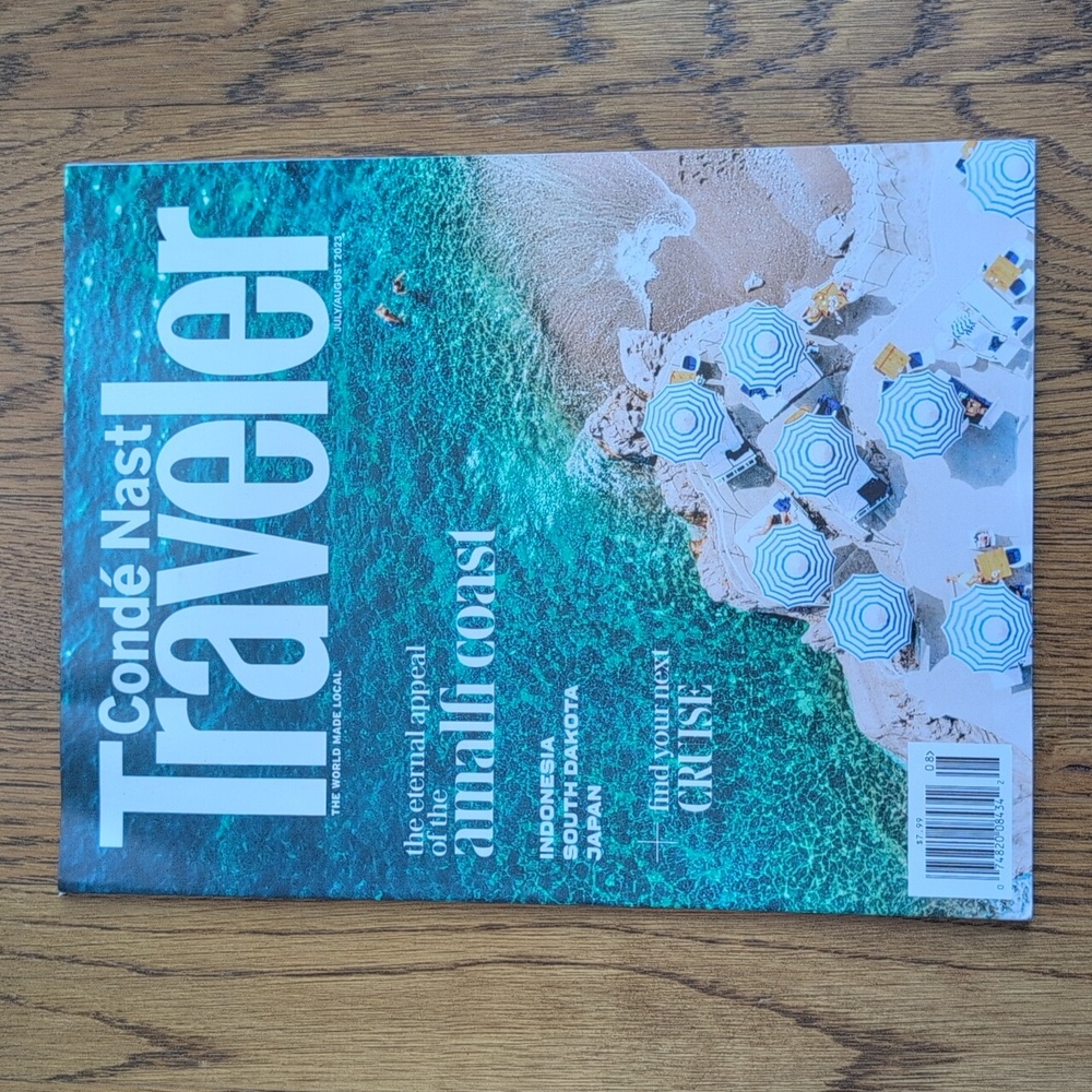 Condé Nast Traveler Magazine The World Made Local July August 2023 Amalfi Coast